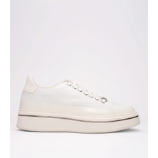 Marcomen 152-21102 Deri Sneaker Ayakkabı Beyaz Renk Beyaz