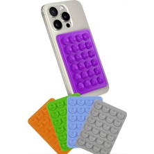 Uluora Vantuzlu Silikon Telefon Tutucu