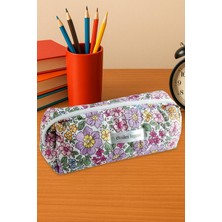 Uluora Çiçek Desenli Kalem Kutusu