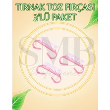 SMB Profesyonel Manikür Protez Tırnak Toz Fırça 3'lü Paket