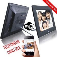 Sıcak Takip Elektronik Dijital Resim Çerçevesi Casus Gizli Wifi Kamera