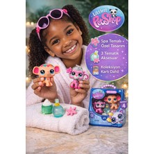 Toyfest Littlest Pet Shop Pet Pairs Series 4 Elephant Spa Fil Babun Figür Aksesuar Koleksiyon Seti