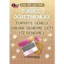 Pegem Kampüs 2026 MEB-AGS ÖABT Türkçe Öğretmenliği Türkiye Geneli Online Denem