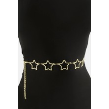 Uluora Yıldız Metal Zincir Kemer