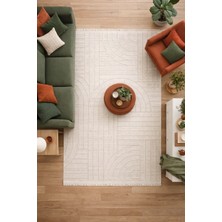 Çerkez Halı Bern Collection %100 Bambu Kadife Yumuşak Yüzey Yıkanabilir Kolay Temizlenebilir Özel Kesim Halı S100