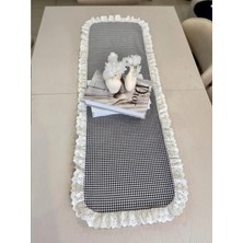 Nurgita Home Fırfırlı Fistolu Vintage Oval Runner