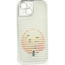 Uluora iPhone 15 Desenli Lüx Silikon Kılıf