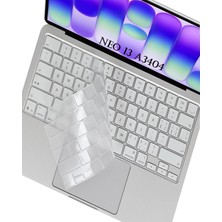 TekNetStore Macbook Neo 13 Inc 2026 A3404 Uyumlu Türkçe Q Klavye Şeffaf Klavye Koruyucu Kılıf