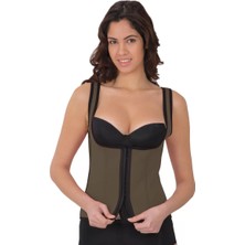 İlkyaz Fashion Ieg™ Ten Mı 9173 Terletici Agraflı Göğsü Açık Atlet Korse