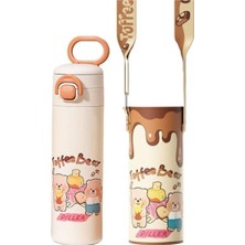 Nilly Toys D9260 Dıller Toffee Bear Figürlü 520 ml Paslanmaz Çelik Termos