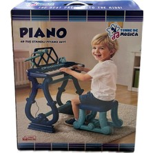 Nilly Toys URT034-002 Ayaklı 49 Tuş Piano Org - Lacivert