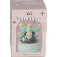 Nilly Toys P1253 Panlos Simülasyon Çiçek Serisi 252 Parça Block Oyuncak