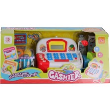 Nilly Toys LF1018A Hesap Makineli Mikrofonlu Sesli Işıklı Yazar Kasa Market Seti