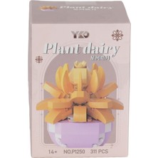 Nilly Toys P1250 Panlos Simülasyon Çiçek Serisi 311 Parça Block Oyuncak