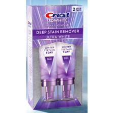 Crest 3D White Daıly Tootpaste Deep Staın Remover Ultra Whıte 2 Value Pack Diş Macunu 2li Paket 67X2 134 ml