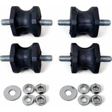 Han-Er Klima Dış Ünite Ayağı Bağlantı Takozu Seti | 4’lü Set | 35X30X2 - M8 | 9000–12000 Btu