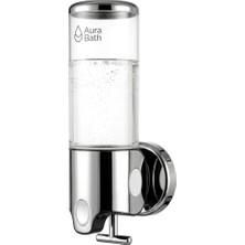 Aura Bath Duvara Monte Dispenser Sabunluk 500 ml Şampuan Duş Jeli Aparatı Kolay Montaj