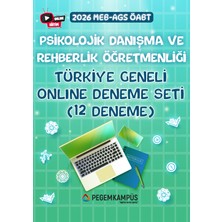 Pegem Kampüs 2026 MEB-AGS ÖABT Psikolojik Danışma ve Rehberlik Öğretmenliği Tü