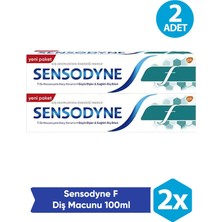 Sensodyne Diş Macunu F Florürlü Yetişkin 100 ml 2 Adet