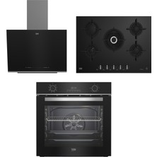 Beko Siyah Ankastre Set - Bde 6062 S+Bocd T 7521DWKS+BFC 430S