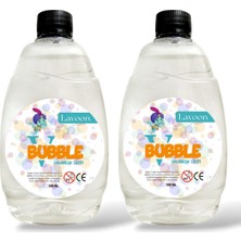 Lavoon V-Bubble Kaliteli Formül 2'li Baloncuk Sıvısı Likiti Köpük Tabancası Baloncuk Likidi 500 ml x 2 Adet