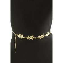 Uluora Yıldız Metal Zincir Kemer