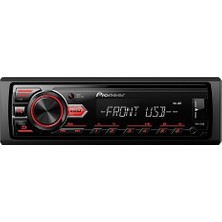 Pioneer MVH-85UB USB-MP3 Çalar Oto Teyp Kırmızı Renkli Aux Girişi ile Medya Oynatıcı