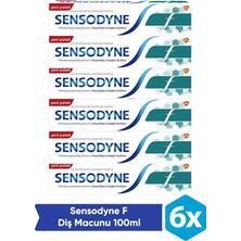 Sensodyne Diş Macunu F Florürlü Yetişkin 100 ml 6 Adet