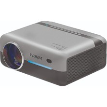 Erdo Ticaret Everest PJ03, 300 LED Lümen, 1920X1080, 2xhdmı, 1xusb, Tf Soket, Wifi, Bluetooth, 30.000 Saat LED Öm