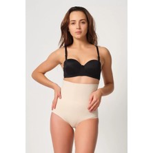 Pileli Store Ten Mı Emay 2708 Lazer Yüksek Bel Kesim Slip Hayalet Korse