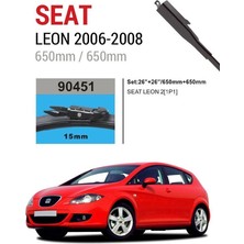 MFK Seat Leon-2 Araca Özel Muz Silecek Takımı (650MM+650MM)