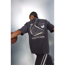 DeFacto NBA Golden State Warrıors Relax Fit Bisiklet Yaka Kısa Kollu Tişört F9791AX26SP