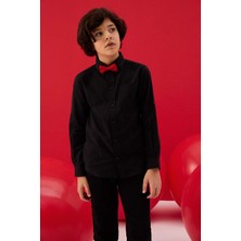 DeFacto 23 Nisan Çocuk Bayramı Keten Görünümlü Gömlek Erkek Çocuk B5983A826SP