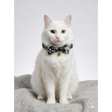 Flypet Kurukafa Desenli Papyon Kedi Tasma & Yavru Köpek Tasma 13CM-24CM Ayarlanabilir Tasma