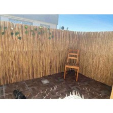 Bambu Misina Ipli Kamış Hasır Çit - Yükseklik 2 mt En 5 mt Gölgelik Bahçe Dekarosyon