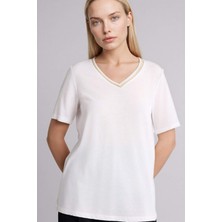 DeFacto Regular Fit V Yaka Kısa Kollu Tişört F2770AX26SP