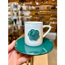 Acar Rozsa 6 Kişilik Türk Kahvesi Fincanı