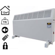 Elektrokonfor Konvektör 1000W Dijital Elektrikli Isıtıcı Beyaz