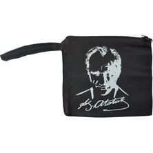 TG Design Kemal Atatürkbaskılı Clutch Cüzdan