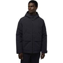 Jack Wolfskin Tempeltor Antrasit Kapüşon Yaka Regular Fit Erkek Mont