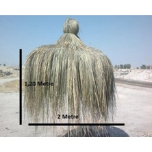 My Family Hasır Püskül Otu Dekoratif Amaçlı Kullanılır 1,20 Metre x 2 Metre