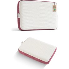 Viscotex Medium Serenity Ergonomik Visco Yastık 65X43X12CM, Boyun Ağrıları Için Orta Sert Hafızalı Baş Yastığı