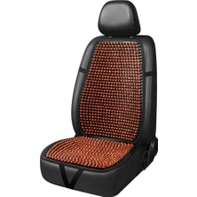 Keskin Sound Premium Taş Boncuklu Full Ortopedik Oto Koltuk Minder Seti Kahverengi