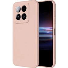 Mi 14T Pro Kılıf Nano Içi Kadife Silikon - Pudra