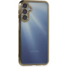 Samsung Galaxy A25 5g Kılıf Lensli Silikon - Gold