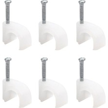 Kroşe 1 Numara Çelik Çivili 4 mm (Kordon Kabloları Için) 100'LÜ Poşet Powermaster