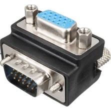 Powermaster VGA Dişi Erkek Çevirici 90° Derece L Tip