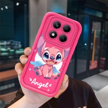 Ucuc Redmi Note 14 Pro 4g Uyumlu Pembe Kırmızı Silikon Kılıf Darbeye Dayanıklı Kamera Koruma