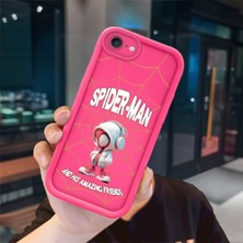 Ucuc iPhone 7/8/se 2020 2022 Uyumlu Pembe Kırmızı Silikon Kılıf Darbeye Dayanıklı Kamera Koruma