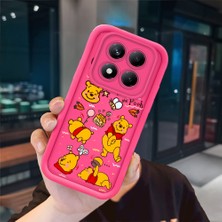 Ucuc Redmi Note 14 Pro 4g Uyumlu Pembe Kırmızı Silikon Kılıf Darbeye Dayanıklı Kamera Koruma